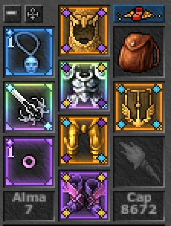 Equipamento Mythicus e Legendarius
